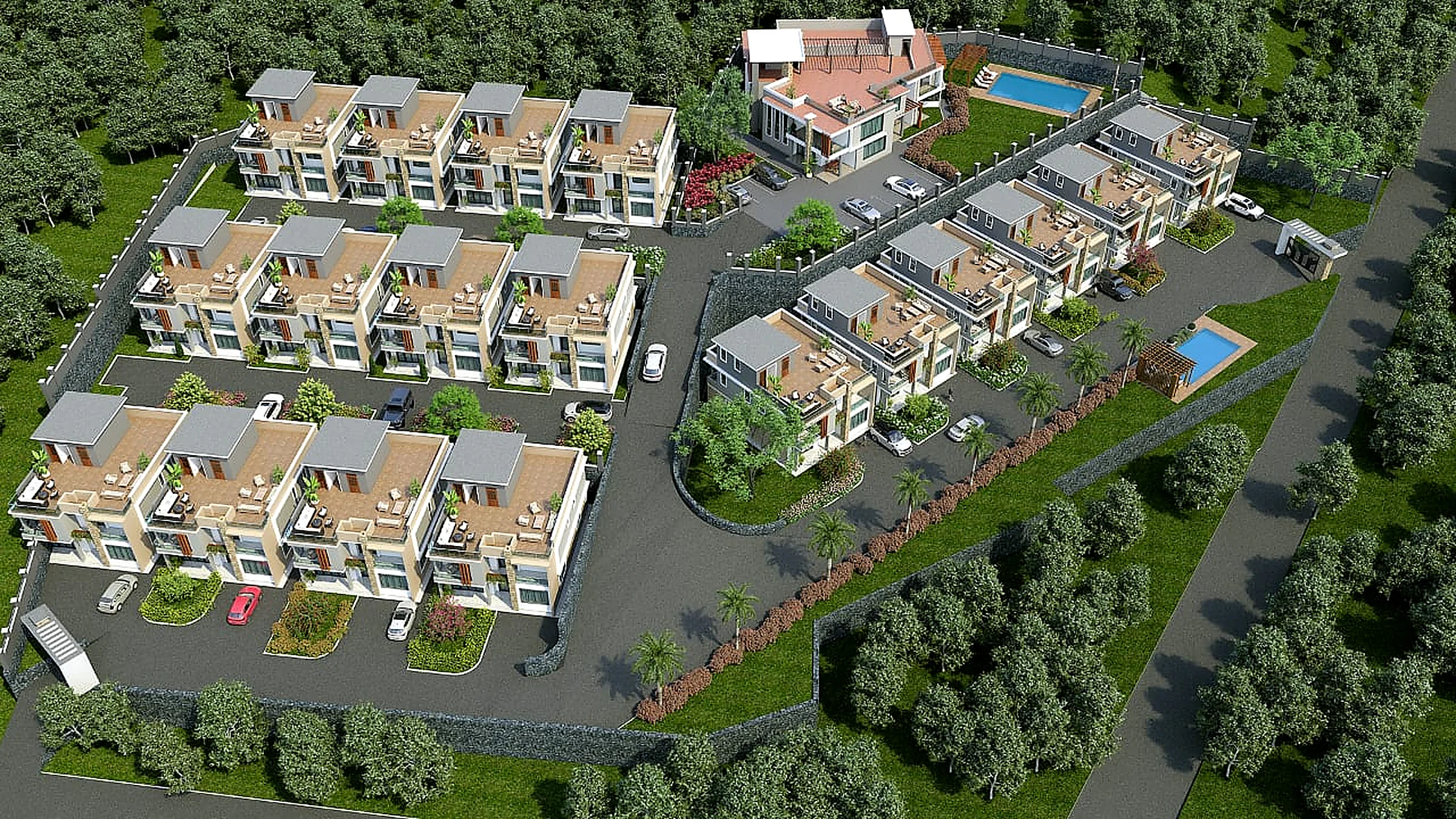 Torus Construction Site Aerial View